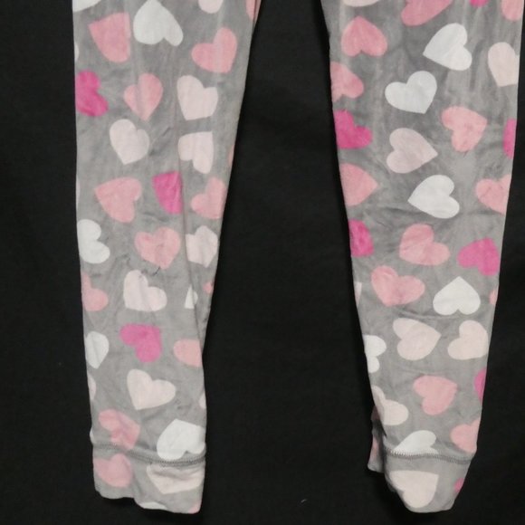 URBAN HERITAGE | medium | Microfleece Heart Print Pants | Stretchy Waistband - Picture 15 of 16